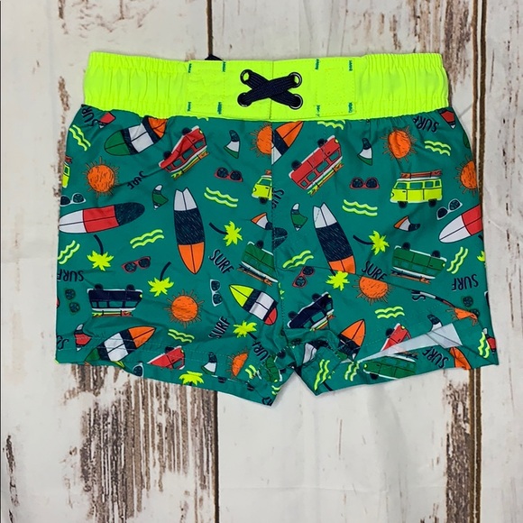 Cat & Jack Baby Boy Swim Trunks - Picture 2 of 3